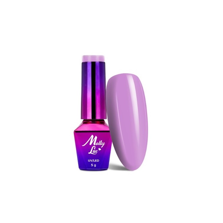 MollyLac /16/ Coctails & Drinks Hybrid Nail Polish Purple Rain 5 мл