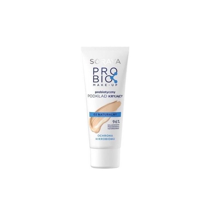 Soraya ProBio Care Prebiotic Make-up Abdeckende Gesichtsgrundierung /02/ Natürlich 30 ml