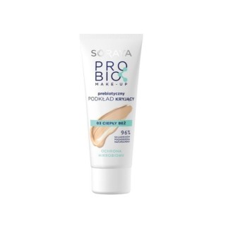 Основа для обличчя Soraya ProBio Care Prebiotic Make-up Covering /03/ Теплий бежевий 30 мл