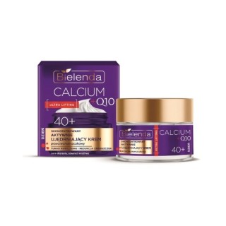 Bielenda CALCIUM + Q10 Konzentrierte, straffende Anti-Falten-Gesichtscreme für 40+ Personen, 50 ml