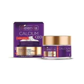 Bielenda CALCIUM + Q10 ultra відновлюючий нічний крем-концентрат проти зморшок для обличчя 50 мл