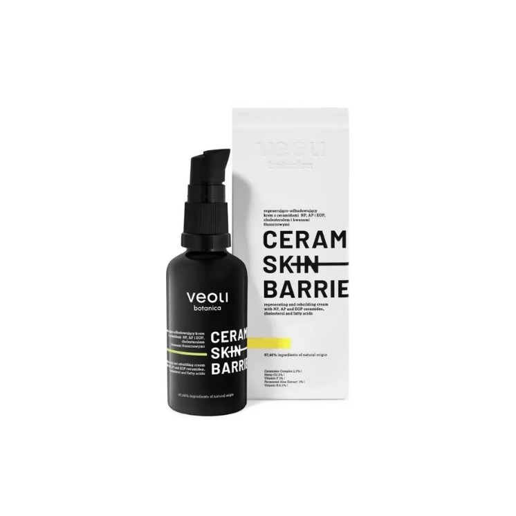 Veoli Botanica Ceramide Skin Barrier regenerierende und wieder aufbauende Gesichtscreme mit Ceramiden 40 ml