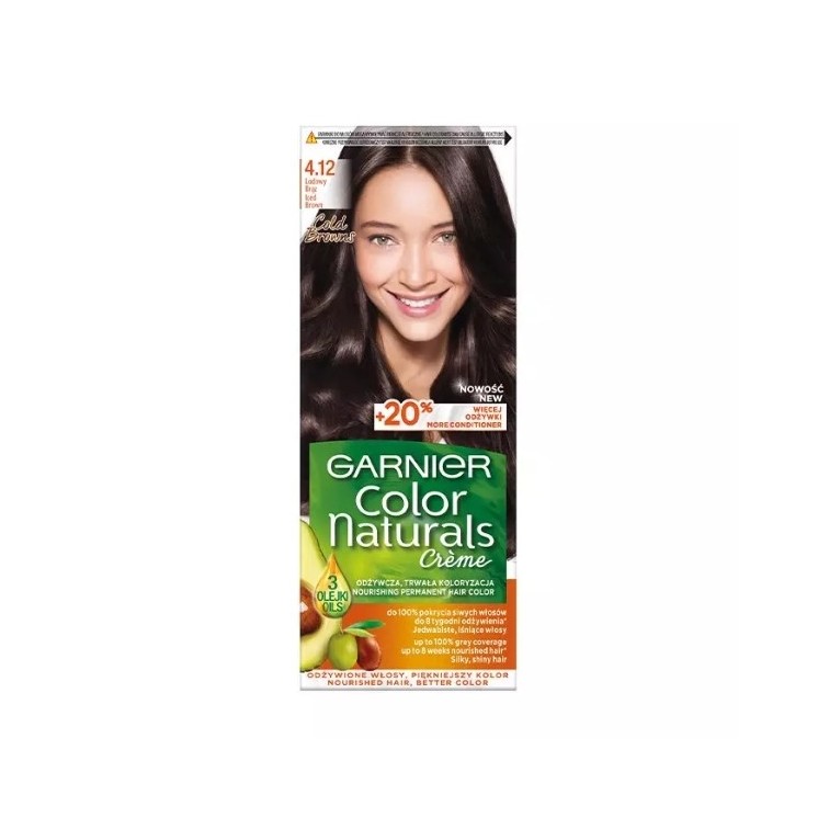 Фарба для волосся Garnier Color Naturals /4.12/ Крижаний коричневий