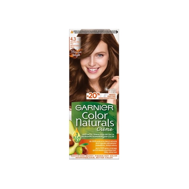 Garnier Color Naturals Haarverf /4.3/ Goudbruin