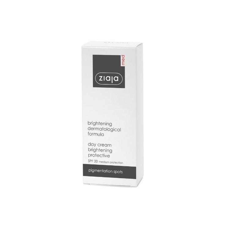 Ziaja Med Whitening Treatment Aufhellende, schützende Tagesgesichtscreme SPF20 , 50 ml