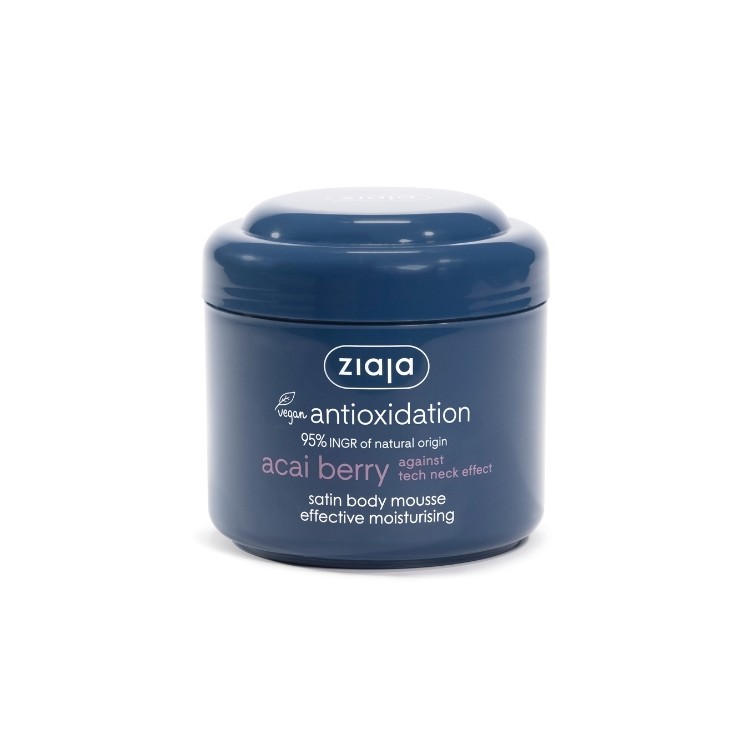 Ziaja Acai Berries Satin Body Mousse Effectief Hydraterend 200 ml