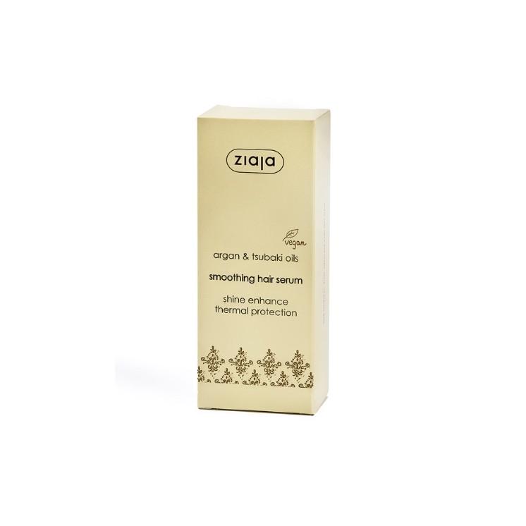 Ziaja Argan Satin Smoothing Hair Serum Behandeling met Argan en Tsubaki Oliën 50 ml