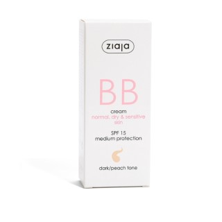 Ziaja BB Active Gesichtscreme gegen Unreinheiten für normale, trockene und empfindliche Haut SPF15 gebräunter Farbton 50 ml