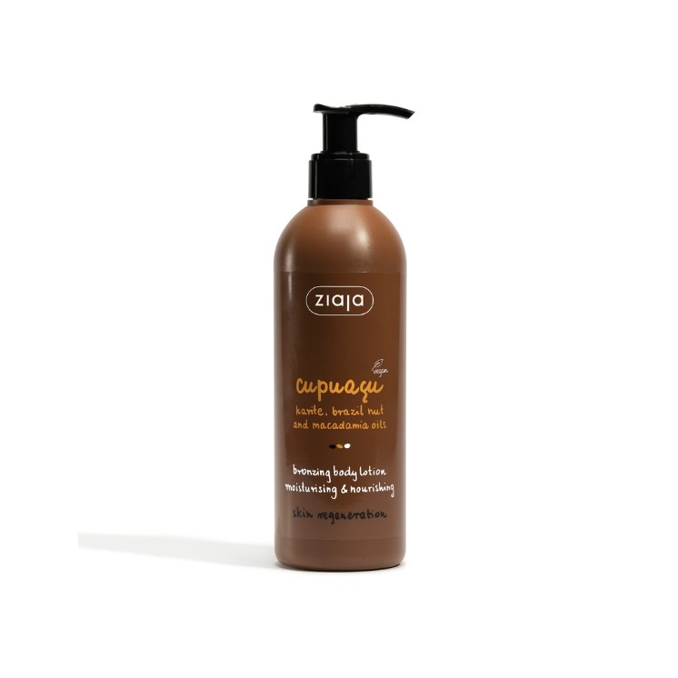 Ziaja Cupuacu Bronzing Feuchtigkeitsspendende und pflegende Körpermilch 300 ml