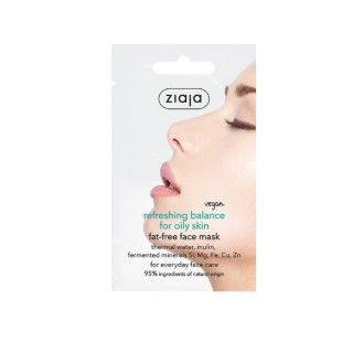 Ziaja Ölfreie Gesichtsmaske Microbiome Balance für fettige Haut 7 ml