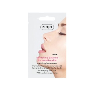 Ziaja yoghurt gezichtsmasker Microbioombalans voor de gevoelige huid 7 ml