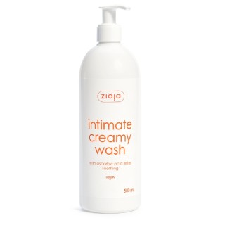 Крем-флюїд для інтимної гігієни Ziaja Intima з аскорбіновою кислотою 500 мл