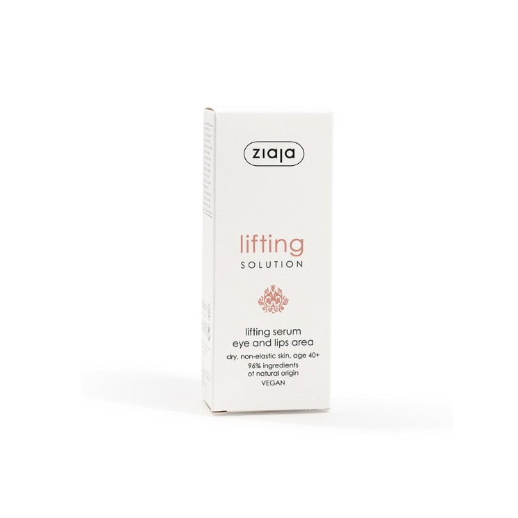 Ziaja Lifting Solution Actief liftend serum voor de oog- en lipzone 30 ml