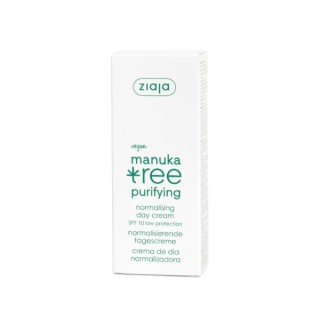 Ziaja Cleansing Face Cream feuchtigkeitsspendendes korrigierendes und adstringierendes Gleichgewicht SPF10 niedriger Schutz 50 m