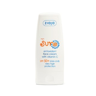 Ziaja Sun Antioxidant Face Cream mit Vitamin C SPF50 + UVA + UVB Sehr hoher Schutz 50 ml