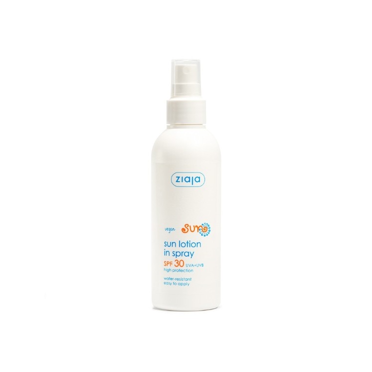 Ziaja Sun Feuchtigkeitsspendende Sonnenschutzspraymilch SPF30 UVA + UVB Hoher Schutz 170 ml