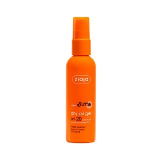 Ziaja Sun Trockenbräunungsöl-Gel, wasser- und sandbeständig, SPF20 , UVA- und UVB-Schutz, mittel, 90 ml