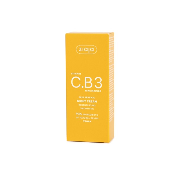 Ziaja Witamina C.B3 Niacynamid нічна крем-маска для обличчя 50 мл