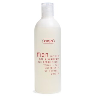 Ziaja Yego Гель для душу і шампунь для волосся Червоний кедр 400 мл