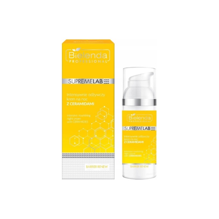 Bielenda Professional SUPREMELAB Barrier Renew Nachtcrème met Ceramiden 50 ml