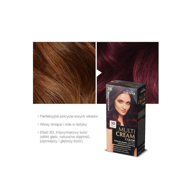 Joanna Multi Cream Colour Haarverf /36/ Royal bordeaux