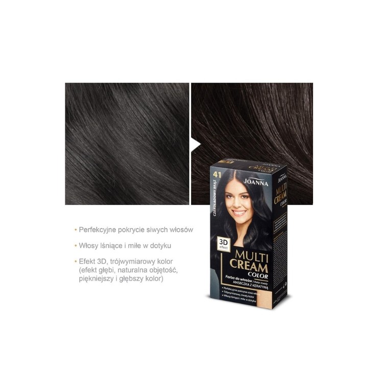 Joanna Multi Cream Colour Фарба для волосся /41/ Шоколадний коричневий