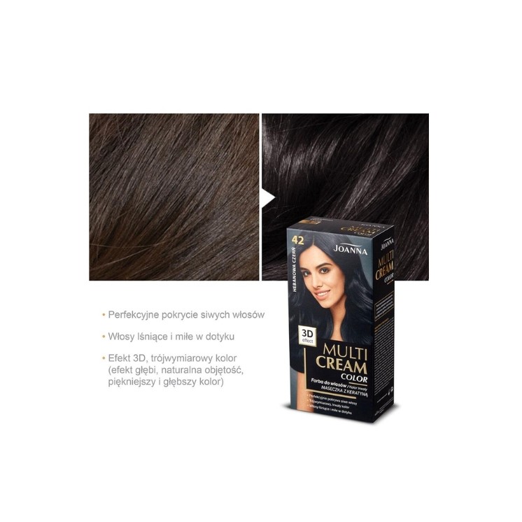 Joanna Multi Cream Colour Haarverf /42/ Ebony zwart