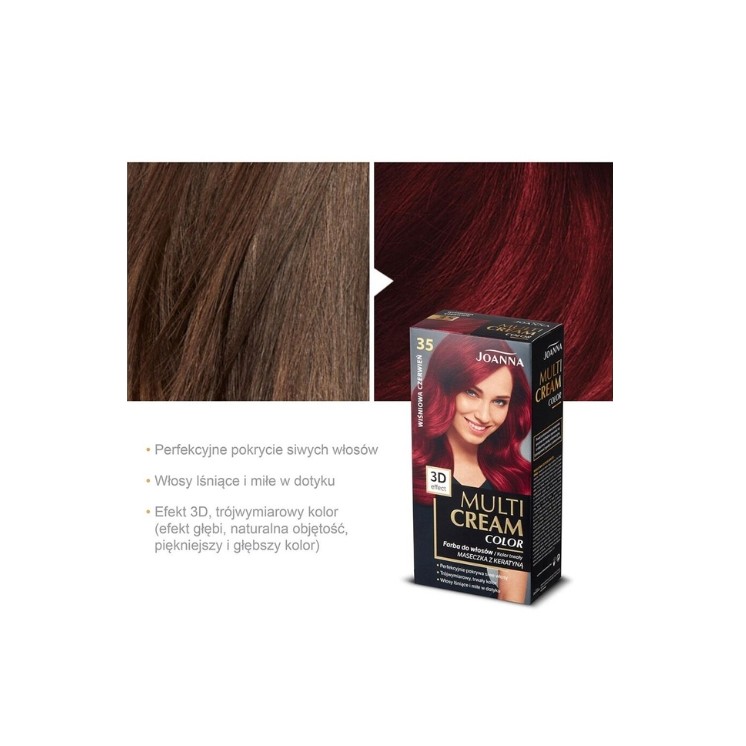 Joanna Multi Cream Colour Haarverf /35/ Kersenrood