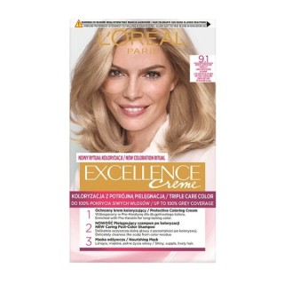 L'oreal Excellence Creme Haarverf /9.1/ Zeer Licht Blond