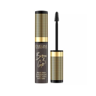 Туш для брів Eveline Brow & Go /02/ Dark 6 мл