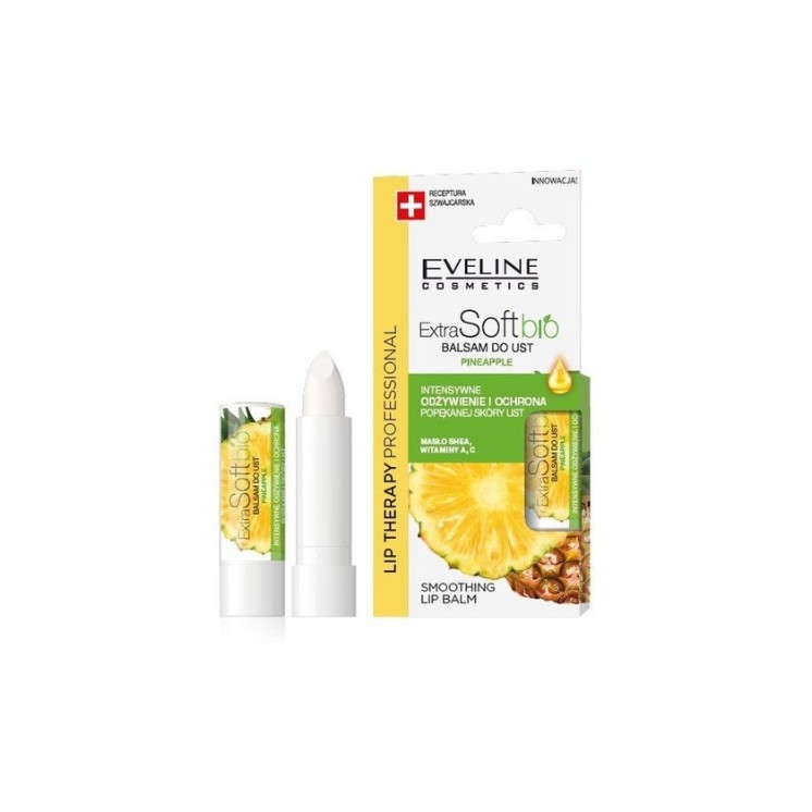 Eveline Lip Therapy Professional Lippenbalsam Extra Soft Bio Ananas 4g
