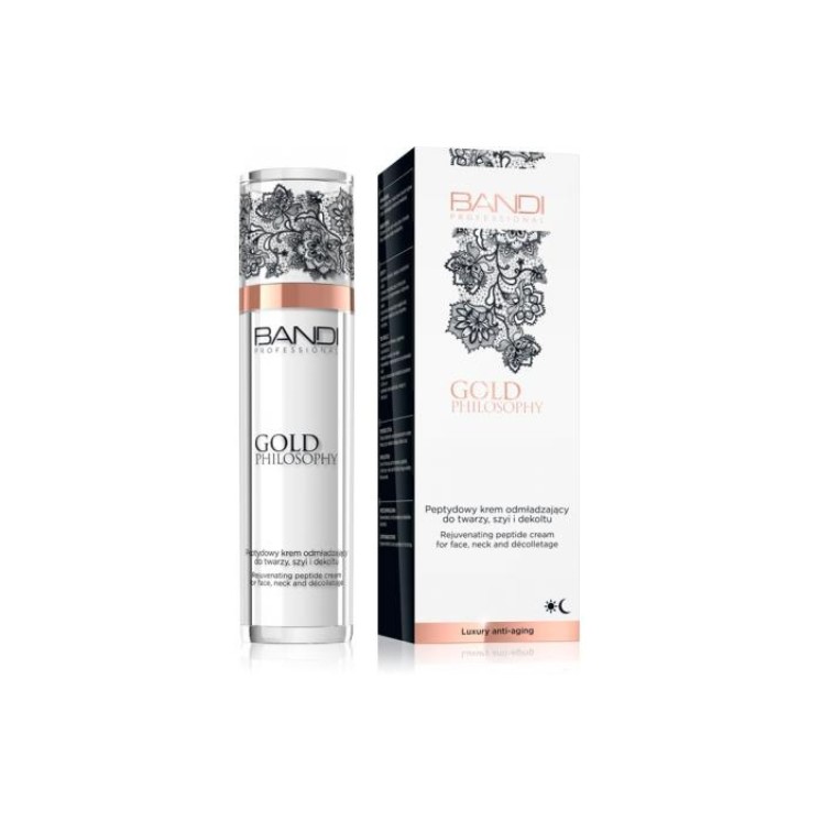 Bandi Gold Philosophy Peptide Verjongende Crème voor Gezicht, Hals en Decolleté 50 ml