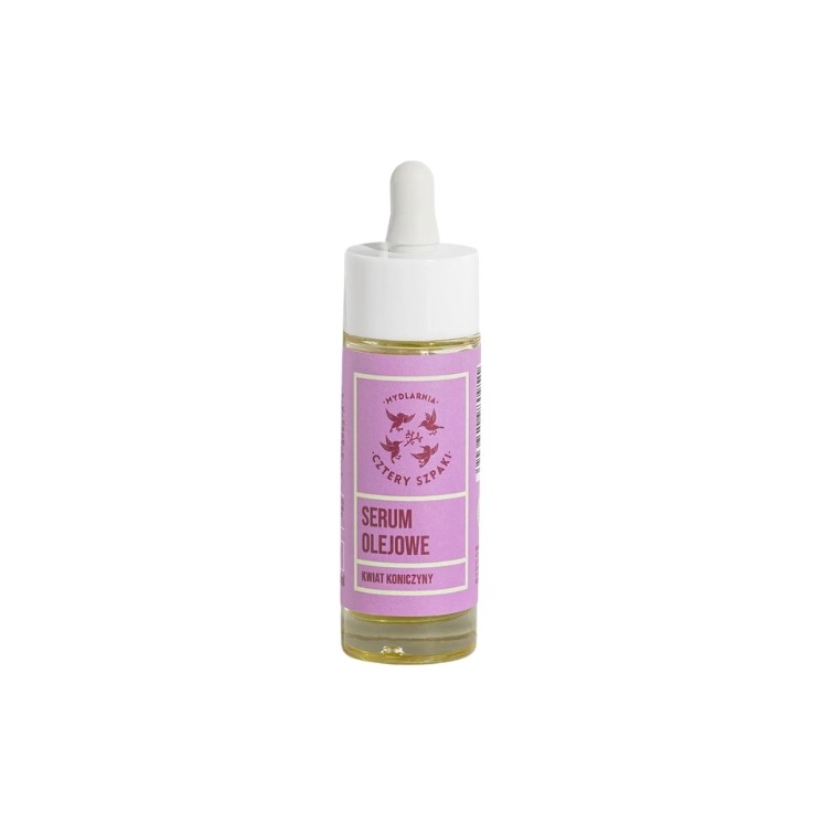 Mydlarnia Cztery Szpaki Ölserum für Gesicht, Hals und Dekolleté Kleeblüte 30 ml