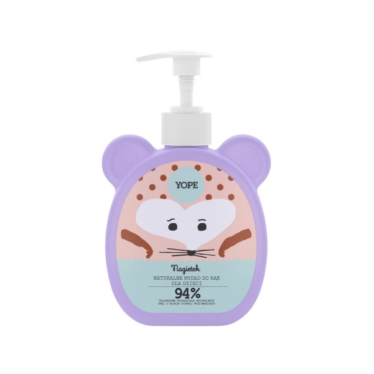 YOPE Natuurlijke handzeep voor kinderen met calendula, 400 ml