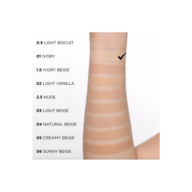 Eveline Better than Perfect hydraterende en dekkende foundation /01/ Ivory 30 ml
