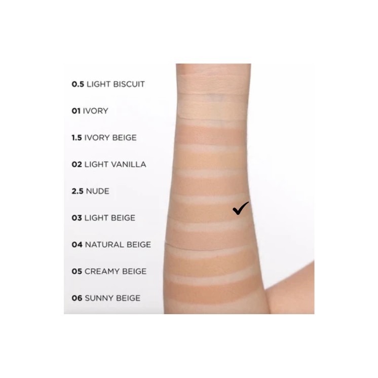 Eveline Better than Perfect hydraterende en dekkende foundation /03/ Light Beige 30 ml